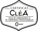 logo du certificat Cléa, partenaire de l'organisme de formation Les 13 Vents-EIMCL (Tulle, Corrèze)